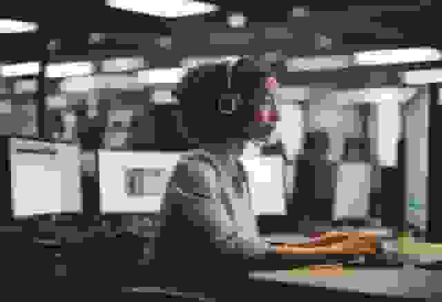 lady-using-ai-headshot-generator