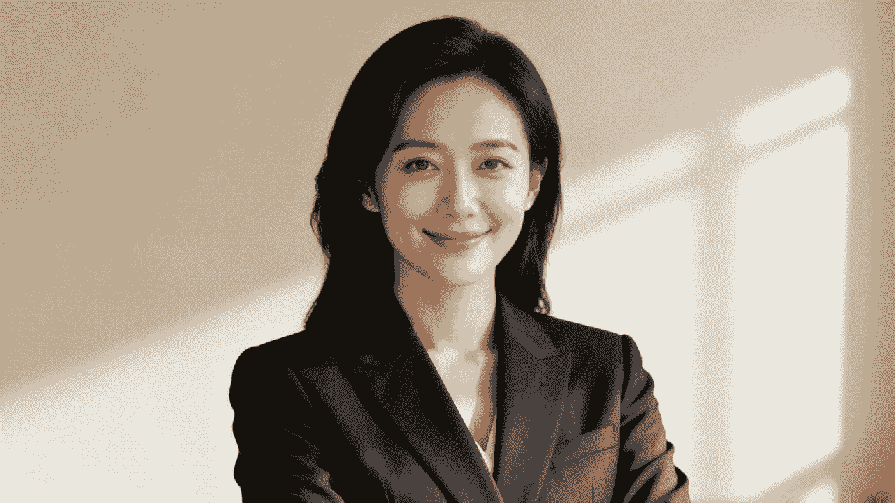 Lawyer headshot before and after comparison