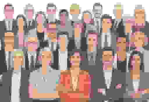 A professional guide to company headshots with examples and answers to common questions cover image