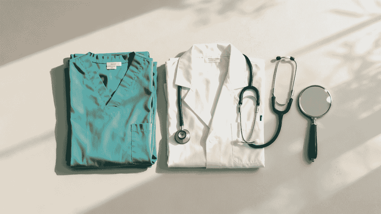 Doctor Headshots Medical Flatlay