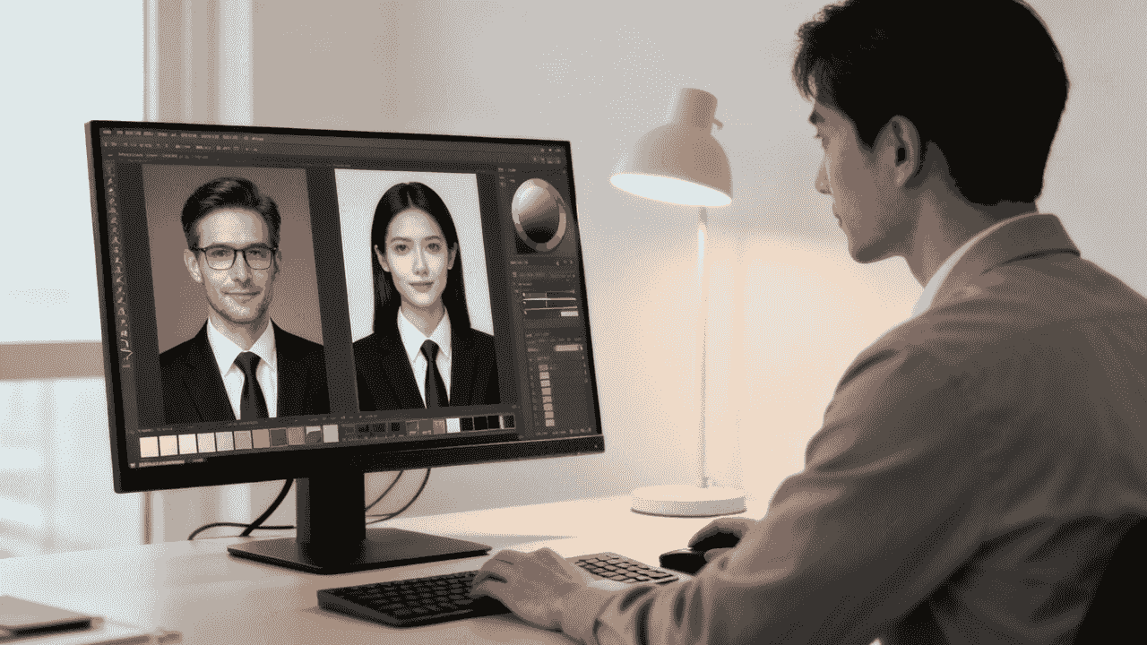 Professional lawyer headshot example