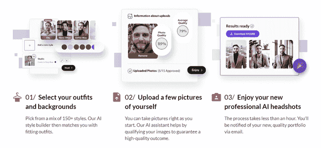 Steps to get AI Headshot