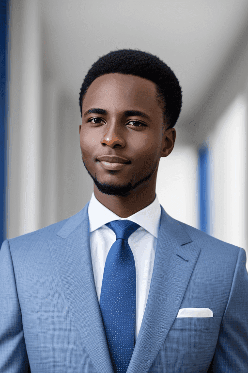 Coworking Space Man Background Example of BetterPic AI technology results