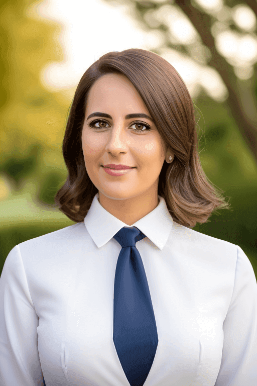 Park Woman Background Example of BetterPic AI technology results
