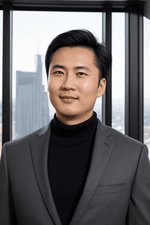 Window Man Background Example of BetterPic AI technology results