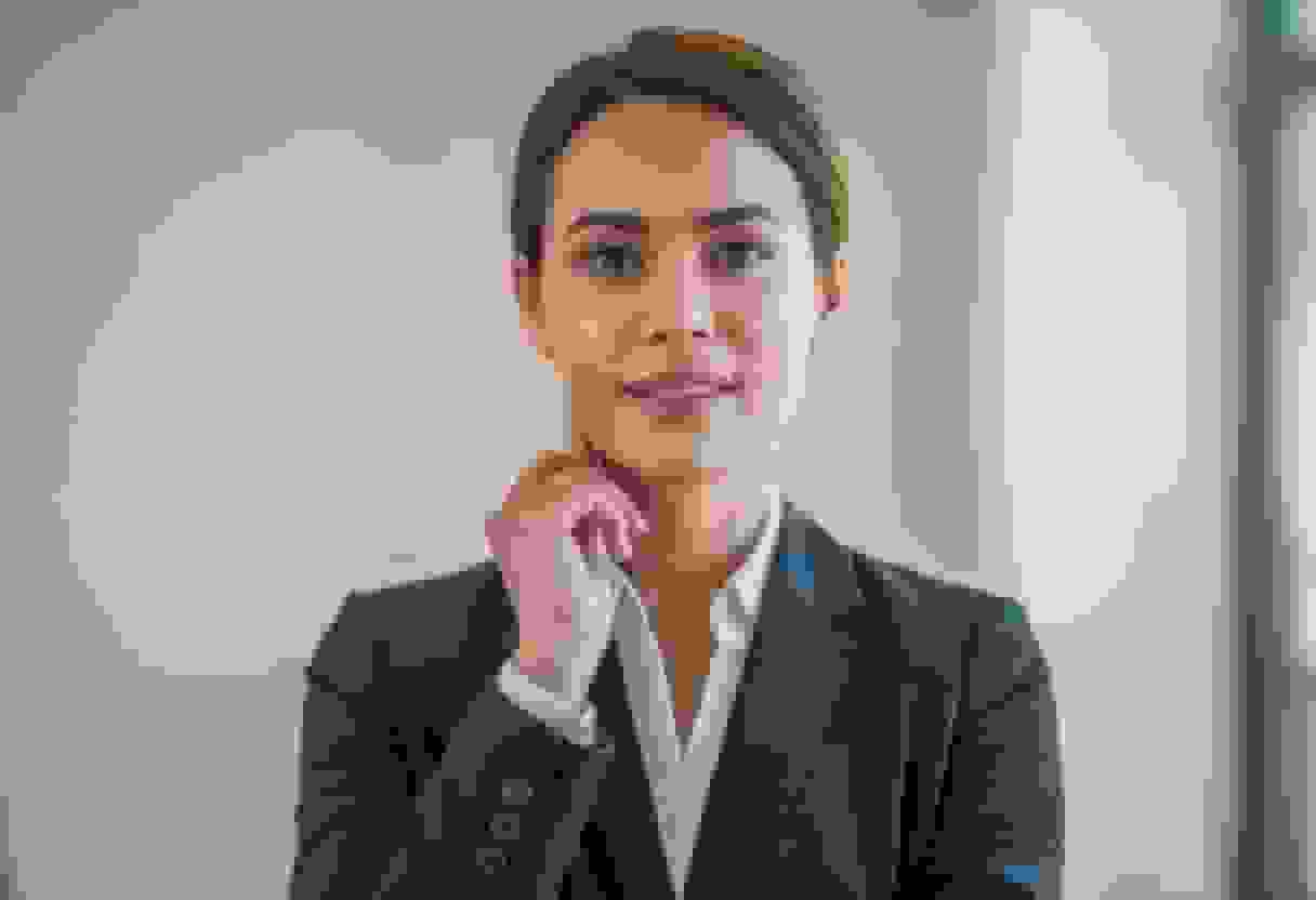 AI-generated professional headshot example