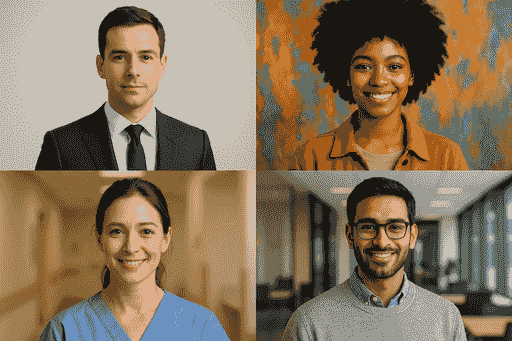 Best Linkedin Headshot Styles For Different Industries page cover image