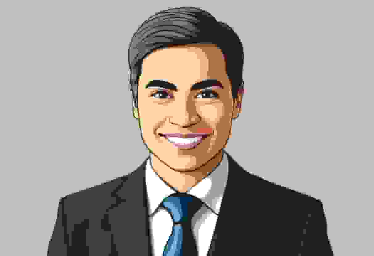Professional headshot illustration