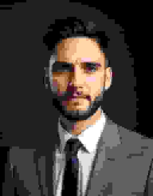 Business AI headshot example with studio lighting by BetterPic