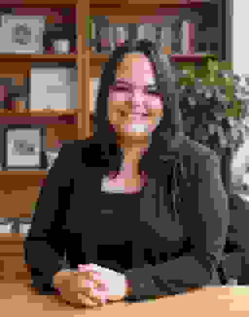 Female professional AI headshot generated from a casual selfie